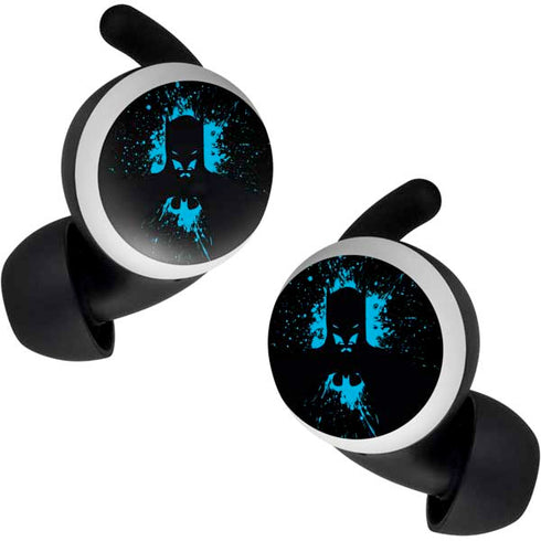 DC Comics Batman Blue Splash character shape Google Pixel Buds Skin